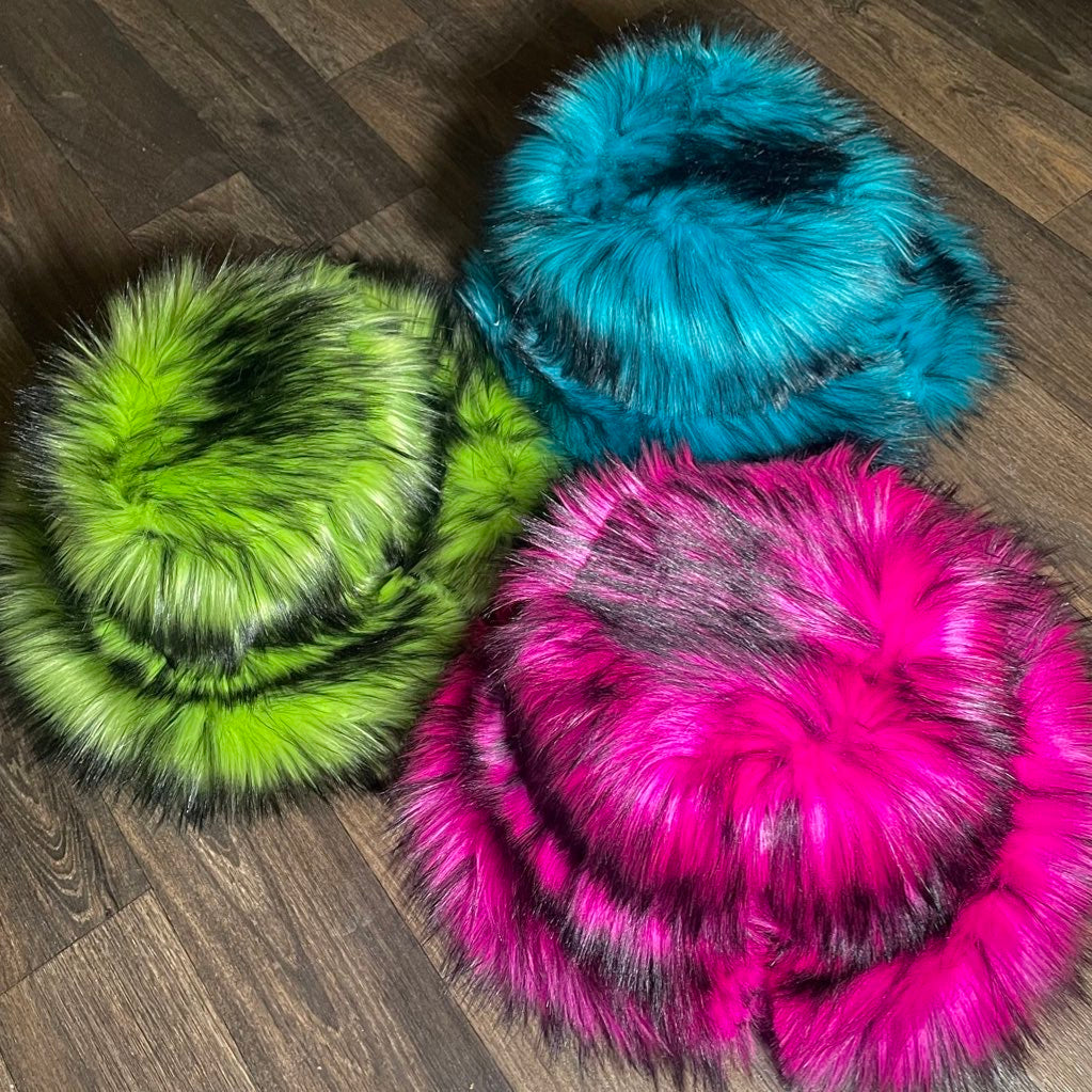 Faux Fur Bucket Hats